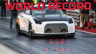 GTR 1/4 mile WORLD RECORD!!! Quickest and Fastest GTR in the World