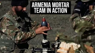 Nagorno-Karabakh War 2020. Armenia Mortar Team In Action