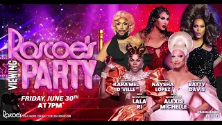 Alexis Michelle & LaLa Ri - Roscoe's RuPaul's Drag Race All Stars 8 Viewing Party