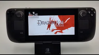 Steam Deck Gameplay - Dragon Age: Origins + 40 Hz Mode - SteamOS