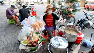 Early Breakfast Business | Fish Porridge by A Young Beautiful Lady in Phnom Penh