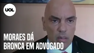 Após Fux, Alexandre de Moraes dá bronca em advogado no STF: "Não é futebol"