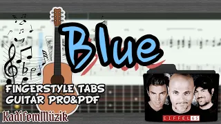 Eiffel 65-Blue (Da Ba Dee) Easy Fingerstyle Guitar Tutorial Tabs