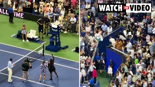 Crowd Cheers for Serena Williams as She's Knocked Out of Final US Open