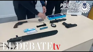 Incautadas un machete y dos pistolas simuladas en una reyerta en Sanchinarro (Madrid)