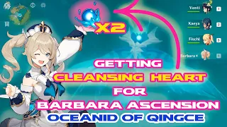 Oceanid boss - How to get Cleansing heart for Barbara ascension lvl 40