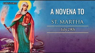 Novena to St. Martha (Very Powerful Novena | Pray for 9 consecutive Tuesdays)