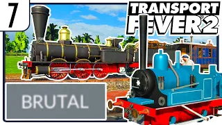 New Narrow Gauge Railway! - Transport Fever 2 BRUTAL Mode #7