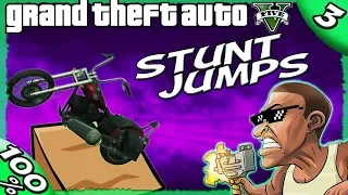 GTA V - ALL 50 Stunt Jump Locations [100% GOLD Walkthrough]