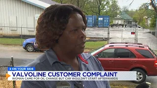 Chattanooga woman says a simple oil change left her without a car