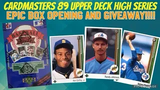 1989 UPPER DECK BOX BREAK!!! High Numbered. Ken Griffey Jr. Rookie HITS and MORE!