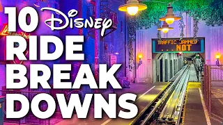 Top 10 Disney Fails, Ride Breakdowns & Malfunctions Pt 10 - Walt Disney World & Disneyland