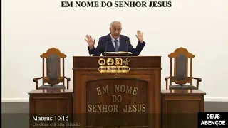 SANTO CULTO A DEUS (VÍDEO) - DOM - 15/10/2023 - 10hs - MATEUS - CAP. 10 VERS. 16