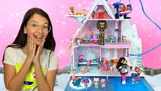 MINHAS LOL SURPRISE GANHARAM UMA NOVA CASA Winter Disco Chalet | Luluca