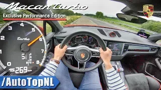 PORSCHE MACAN TURBO 440HP PERFORMANCE PACK | AUTOBAHN POV TOP SPEED by AutoTopNL
