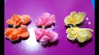 ЛЕТАЮЩИЕ БАБОЧКИ из Бумаги Водопад 🐞 DIY Butterfly Room Decor/Простой декор поделки своими руками