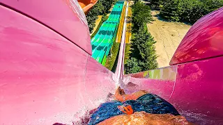 Extreme KAMIKAZE Waterslide at Aquamania Waterpark