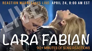 Reaction Wednesdays #014: LIVE reaction to Caruso, Adagio, Requiem pour un fou, & more - Lara Fabian