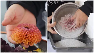 Drying Flowers with Silica GelCrystals + A Fun Way to Display Them! 💗🥰🌼 // Garden Answer