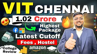 VIT Chennai College Review 😍 [2024] | Placements, Cutoff, Sports, Fee Structure|VIT Counselling 2024