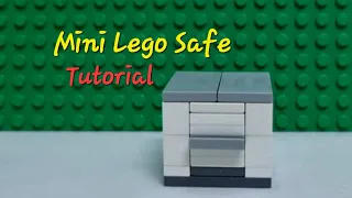 How to make a mini lego secret button safe with no technic pieces | #lego #mini #safe