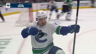 Andrei Kuzmenko scores OT goal vs Stars (27 feb 2023)