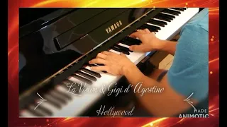 LA Vision & Gigi D' Agostino - HOLLYWOOD (piano/ Klavier) by Sven H. BPM