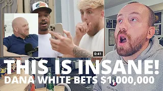 Dana White is Betting $1 Million that Jake Paul Loses To Ben Askren (BEST REACTION!)