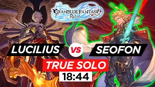 Seofon SOLOS Lucilius in 18:44 (No AI) | Granblue Fantasy: Relink
