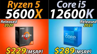 R5 5600X vs. i5-12600K | How Much Performance Difference?