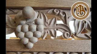 Woodcarving. Полка под иконы - 1.  Гроздь винограда.