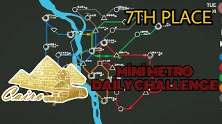 [ 7TH PLACE ] Mini Metro Daily - Cairo - Normal 12.03.2020