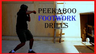 PEEKABOO STYLE FOOTWORK DRILLS #peekaboo #boxing #boxer