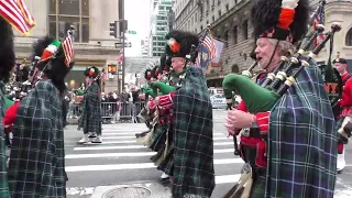 St. Patrick's Day Parade~NYC~2023~FDNY Emerald Society Pipes and Drums Band~NYCParadelife