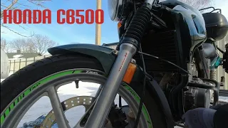 Гофри на вилку 🏍 HONDA CB500