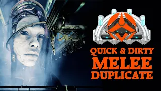 Warframe | Some Ideas For Melee Duplicate | Quick & Dirty