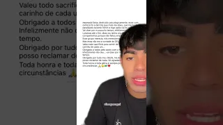 Carta aberto do Neymar para o Brasil 😨