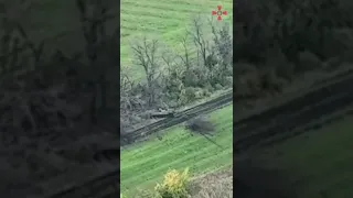 Russian Infantry fighting vehicle destroyed by Ukrainian artillery