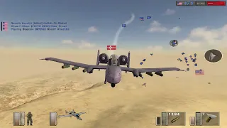 BF1942-Desert Combat - First time flying A10