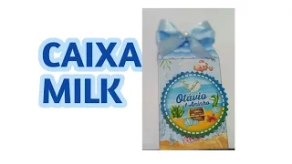 caixinha milk personalizada fundo do mar montagem