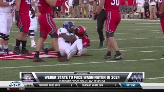 Weber State to open 2024 season against Washington