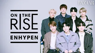 ENHYPEN (엔하이픈) Talk BORDER : DAY ONE Debut Album & I-LAND Finale | On The Rise | Harper's BAZAAR