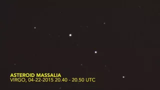 Asteroid 20 Massalia in Virgo