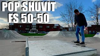 POP SHUVIT INTO FS 50-50 [SKATE PROGRESSION SESSION]