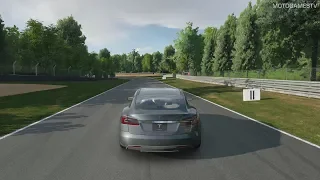 Gran Turismo Sport - Tesla Model S Signature Performance '12 Gameplay [4K PS4 Pro]
