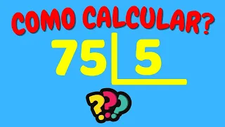 COMO CALCULAR 75 DIVIDIDO POR 5?| Dividir 75 por 5