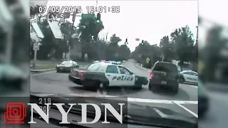 Wild New Jersey police chase caught on dash cam