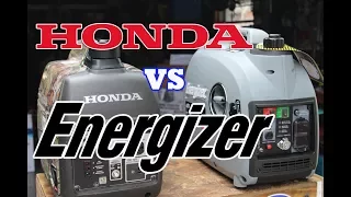 Honda EU 2000i Vs Energizer eZV2000P Inverter Generator Comparison, Sound, Load, & Price Difference