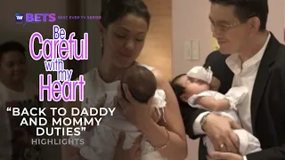 Back to Daddy and Mommy duties. | Be Careful With My Heart Highlights | iWant BETS