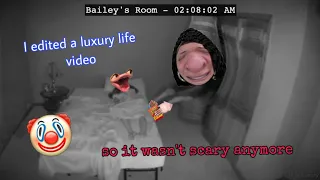 i edited a life of luxury video so it wasn’t scary anymore